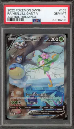 Pokemon Hisuian Lilligant V Astral Radiance Full Alt Art #163 PSA 10 Gem Mint - Image 1