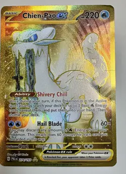 Chien-Pao ex 274/193 Hyper Rare - Pokemon Paldea Evolved - DAMAGED - Image 1