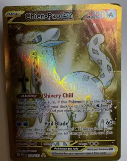 Chien-Pao ex 274/193 Hyper Rare - Pokemon Paldea Evolved - DAMAGED - Image 3