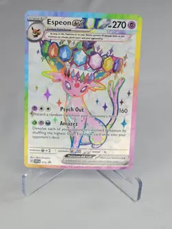 Pokemon Prismatic Evolutions Espeon ex SVP175 Figure Collection Promo #175 1 - Image 1