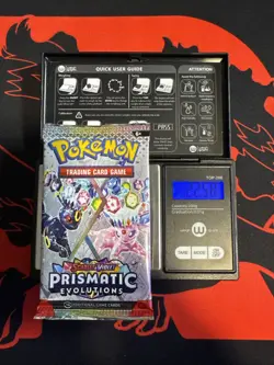 22.58g Heavy - Pokemon TCG S&V - Prismatic Evolution Booster Pack! Semi GOD U - Image 1