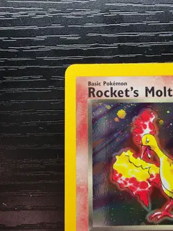 Rocket's Moltres 12/132 Holo Gym Heroes Pokemon TCG LP Lightly Played English - Image 5