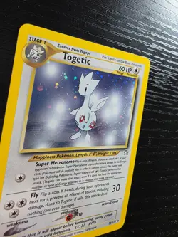 Togetic 16/111 SWIRL Holo Neo Genesis Pokemon TCG LP Lightly Played English - Image 3