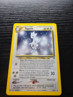 Togetic 16/111 SWIRL Holo Neo Genesis Pokemon TCG LP Lightly Played English - Image 5