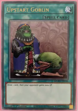 YuGiOh Upstart Goblin Rare 1st Edition MGED-EN146 - Image 1