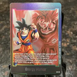 Goku Energy Marker E01-05 Foil Dragon Ball Super Card Game | NM - Image 1