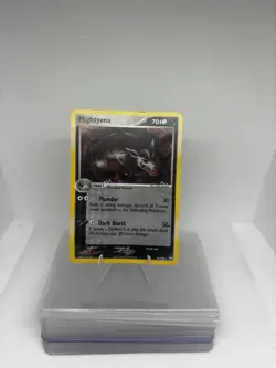 Pokemon TCG Mightyena Power Keepers Holo Rare Card #18/108 MP/LP Condition - Image 1