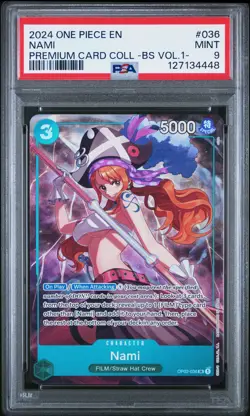 2024 ONE PIECE PREMIUM CARD COLL -BEST SELECTION VOL.1- #036 NAMI PSA 9 - Image 1