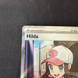 Hilda 164/086 Full Art Ultra Rare White Flare Holo Pokemon TCG Card NM Condition - Image 3
