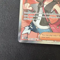 Hilda 164/086 Full Art Ultra Rare White Flare Holo Pokemon TCG Card NM Condition - Image 4