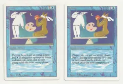 MTG REVISED: 2x NM- Stasis Magic the Gathering Card Do Not Get An Untap Phase - Image 1