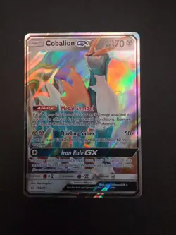 Pokemon Team Up Cobalion GX Ultra Rare Holo Card 106/181 Near Mint Condition - Image 1