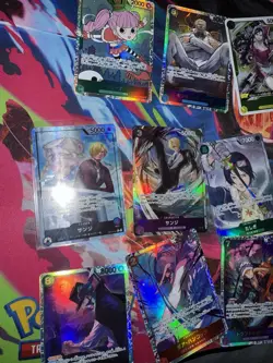 One Piece Lot of Alt Arts and Other Cards Near Mint Condition - Image 1