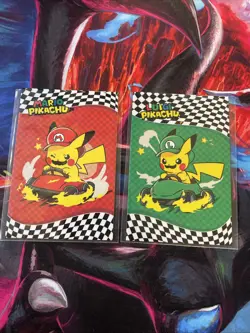 Star Holo *Electric Pikachu Card Database* - *LUIGI & MARIO* POKEMON Card - Image 1