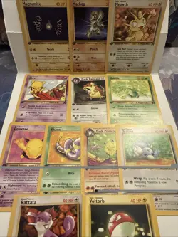 Pokemon TCG ROCKET Lot 1st Edition Cards - Dratini, Abra, Dark Primeape +++ - Image 1