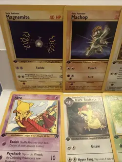 Pokemon TCG ROCKET Lot 1st Edition Cards - Dratini, Abra, Dark Primeape +++ - Image 3
