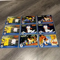 Pokemon Burger King Poketrivia Cards 1999 Vintage 9 Cards MewTwo Strikes Back - Image 3