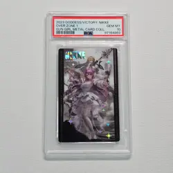 2023 Goddess Of Victory Nikke Gun Girl Metal Card Over Zone 1 PSA 10 GEM MT @6F - Image 1