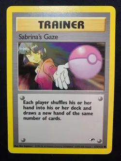 SABRINA'S GAZE - 125/132 - GYM HEROES - POKEMON CARD - LP - Image 1