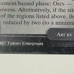 The Ash Mountain Deeps Against the Shadow Middle Earth CCG TCG LOTR Card Game - Image 3