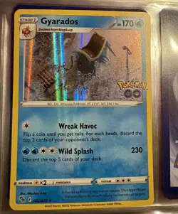 Pokemon Gyarados 022/078 GO Holo Rare Stage 1 170 HP 230 Attack English Card - Image 1