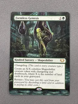 Formless Genesis MTG Edge of Eternities Commander Hand Painted Full Altered Art - Image 1
