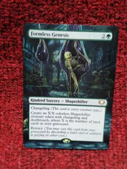 Formless Genesis MTG Edge of Eternities Commander Hand Painted Full Altered Art - Image 2