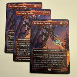 3x Zo-Zu the Punisher (1 Foil) 26 Secret Lair Countdown SLC MTG Rare Unplayed x3 - Image 1