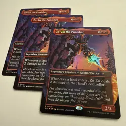 3x Zo-Zu the Punisher (1 Foil) 26 Secret Lair Countdown SLC MTG Rare Unplayed x3 - Image 3