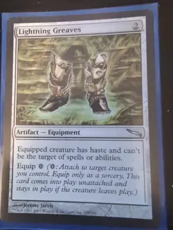 Lightning Greaves (Magic the Gathering) 199/306 Uncommon - NM - Image 1