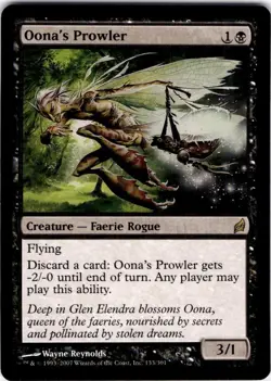 MTG Oona's Prowler Lorwyn Rare #133 - Image 1