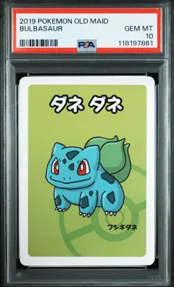 2019 POKEMON OLD MAID BULBASAUR PSA 10 - Image 1