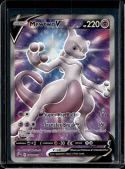 2019-2023 Pokemon SWSH Black Star Promos Mewtwo V #SWSH229 - Image 1