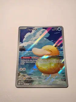 2026 Pokemon Ascended Heroes Psyduck Illustration Rare 226/217 PACK FRESH NM - Image 3