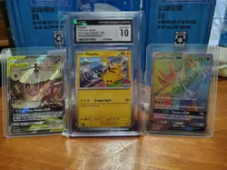 Pokemon Lot Pikachu 190 GM 10 Espeon&Deoxys SM240 Tag Team/Dialga GX Rainbow NM - Image 1