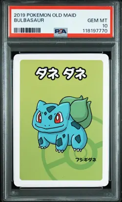 2019 POKEMON OLD MAID BULBASAUR PSA 10 - Image 1