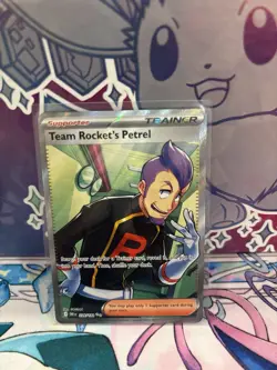 Pokemon Team Rocket's Petrel 226/182 SV10 Destined Rivals Holo Full Art - Image 1