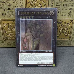 Yugioh Empress of Prophecy ABYR-EN047 1st Edition Ultimate Rare NM - Image 1