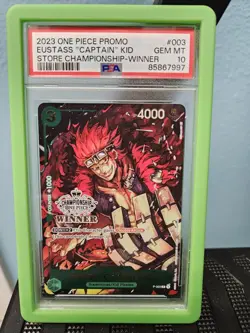 PSA 10 One Piece 2023 Store Championship Winner Promo Eustass "Captain" Kid - Image 1