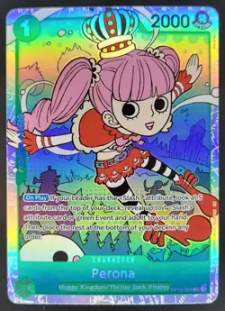 One Piece TCG Perona SR OP12-034 Legacy Of The Master MS7 - Image 1