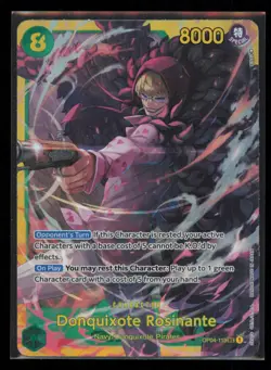 Donquixote Rosinante OP04-119 One Piece Kingdoms of Intrigue Secret Rare NM - Image 1