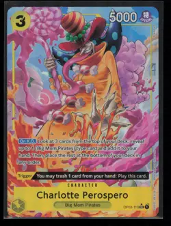 Charlotte Perospero (Alternate Art) OP03-113 One Piece NM - Image 1