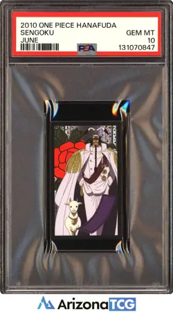 One Piece 2010 Sengoku June One Piece Hanafuda GEM MINT PSA 10 - Image 1