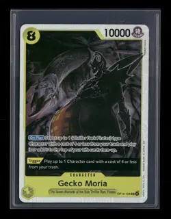 2026 One Piece OP14-104 Gecko Moria Super Rare - Image 1
