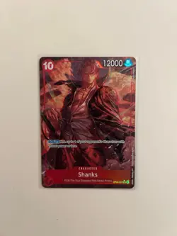 One Piece TCG Shanks OP06-007 Wings of the Captain Alt Art SR English - NM - Image 1