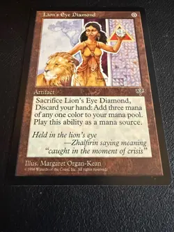 MTG MIRAGE: 1x NM/M Lion's Eye Diamond Magic the Gathering Card 3 Mana Any Color - Image 5