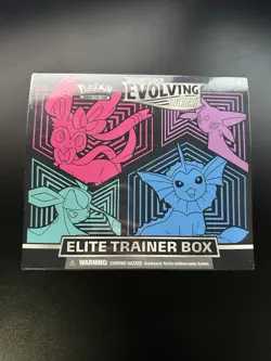 Pokemon Sword & Shield Evolving Skies Elite Trainer Box - Energy Cards, Sleeves - Image 1