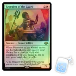 FOIL RECRUITER OF THE GUARD Modern Horizons 3 Magic MTG MINT CARD - Image 1