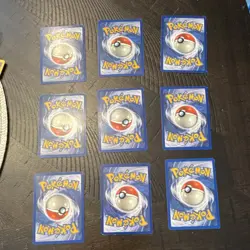 Pokemon Base Set Holo & Regular Card Lot 9 Wizards of the Coast - Image 2