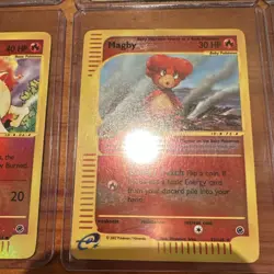 Pokemon TCG Lot 6 Holo Cards Smeargle Clefairy Duskull Ponyta Magby Grimer - Image 3